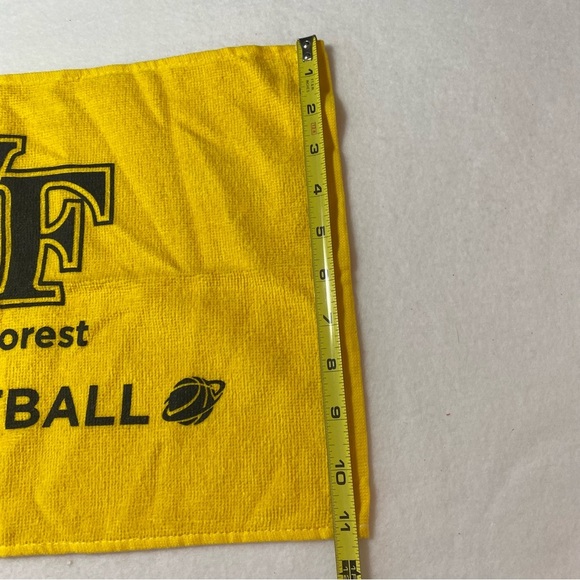 Wake Forest University Rally Towel NCAA Basketball SGA Yellow Demon Deacon WF - Picture 3 of 6